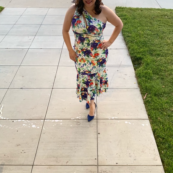 Floral mermaid dress size Xl - Picture 7 of 8